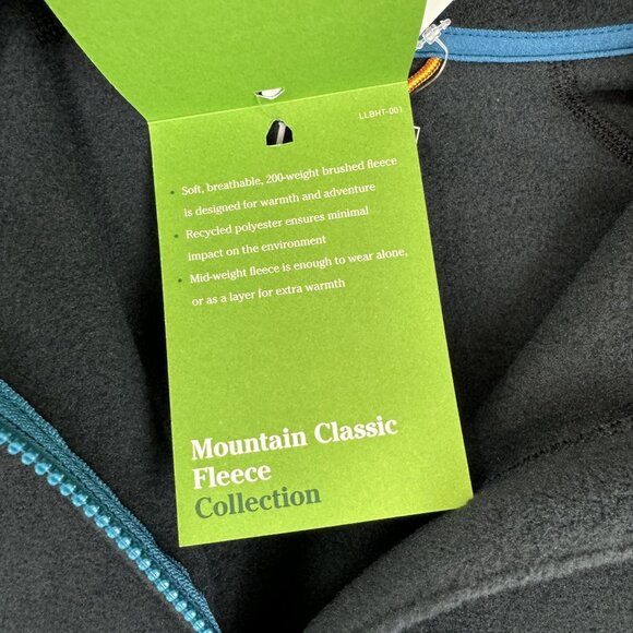 NWT L.L. Bean Womens Mountain Classic Fleece Collection 1/4 Zip Pullover Jacket - Picture 5 of 7